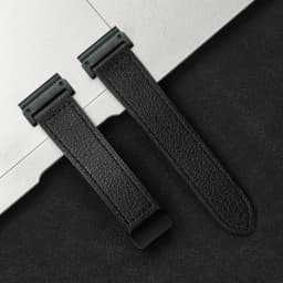 Leather  Silicone Band For Garmin 22 26mm Fenix 5 5X Plus 7 7X 6 6X Pro No Gaps Sport Quick Release For Garmin Watch 3 3HR Strap