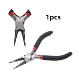 4pcs/1pcs Jewelry Pliers Tool Kit Includes Needle Round Wire Cutter And Curved Nose Pliers For Jewelry Beading Repair Supplies