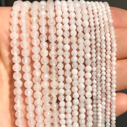 Natural Pink Opal Stone Beads Faceted 2mm 3mm 4mm Round Loose Beads Diy Bracelet Necklace Jewelry Making Accessories