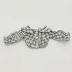Blythe Doll Jeans Short Pants and Plaid Blouse for Ob24 Ob22 Azone Doll Clothes