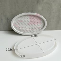 Storage Tray Silicone Mold Palm Dish Plate UV Epoxy Resin Clay Casting Molds Hand Of Fatima DIY Craft Making Mould Home Decor