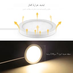 8mm Ultra-Thin Aluminum USB Panel Light 3 Color Temperatures Large Luminous Area for Bedroom Office DIY Lampshade