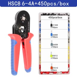 Crimping Pliers Ferrule Sleeves Tubular Terminal Tools HSC8 6-4A/6-6A/16-6E Wire Crimper Household Electrical Sets