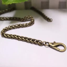 5pcs 40-120CM 6MM Width Chain Shoulder Strap Replacement Women Handbag Crossbody Purse Chain Accessories For Bags