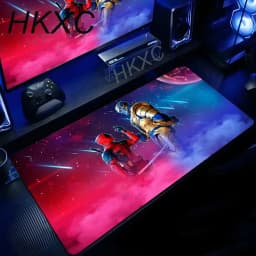 Marvel Deadpool Anime Mouse Pad Office PC Gamer Cabinet Mouse Mat Laptop 900x400 Keyboard Mousepad Extended Desk Mat Cool Carpet