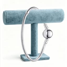 2026 New 925 Silver Classic Women's Circular Logo Love Heart Tennis Adjustable Bracelet Display Tool DIY Exquisite Charm Jewelry