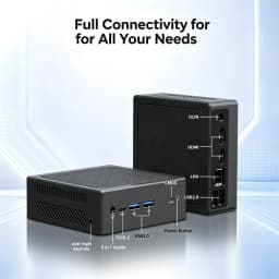 Texhoo MINI PC AMD Ryzen 5 3450U R3 3250U DDR4 8G 2400Mhz 256G SSD Pcle3.0 WIFI5 Double 4K Display 1xLAN Computer Barebone PC