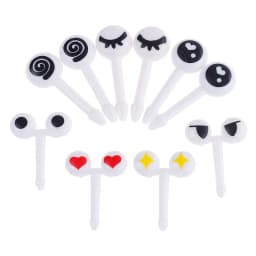 4/6/8/10PCS Unicorn Mini Food Fruit Fork Set Kid Cute Bento Box Decor Dessert Forks Cartoon Toothpick Cake Dessert Party Supply