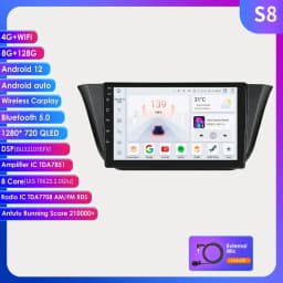 9"4G Carplay Android 12 Autoradio for Iveco Daily 2013-2021 Mutimedia Video player 7862 GPS navi Stereo 2din Touch screen Audio