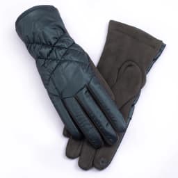 Women Gloves Down Cotton Keep Warm Winter Female Waterproof Thermal Fleece Lined Touch Screen Non-slip Riding Motorbike