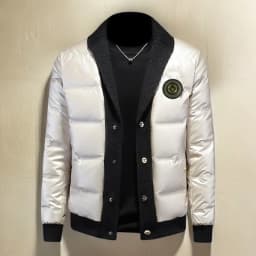 Winter New Style Casual Cotton Jacket Men's Slim Fit Fashion Brand Versatile Cotton Coat Upper Body Men's Business Casual Shirt