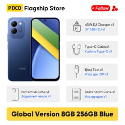 POCO C95 Pro Global Version Smartphone Helio G91-Ultra 7500mAh 45W Turbo Charging 120Hz 50MP 6.9" Display