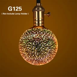 3D LED Light Bulb E27 4W Vintage Star Design 85V-265V Christmas Party Night Decor Ambient Lamp Ampoule for Lighting