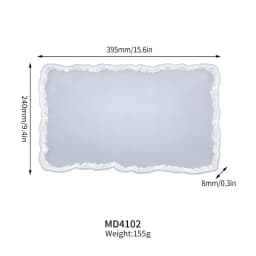DIY Crystal Silicone Mold Three-layer Fruit Plate Tea Plate Disc Epoxy Resin Molds Cup Pad Mould For Resin Art Home Decoration