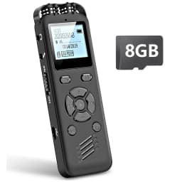 Digital Voice Recorder 64GB Voice Recorder with Playback and Voice Activated Recorders Dictaphone Recording Device Audio