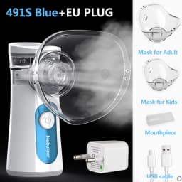 KIUZOU Medical Silent Mesh Nebulizer Handheld Asthma Inhaler Atomizer Kids Adult Nebulizador Mini Portable Nebulizer Humidifier