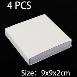 1Pcs White 3D Floating Display Case Stands Holder Plastic Suspension Storage for Pendant Necklace Bracelet Ring Jewelry Case