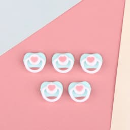 5Pcs Lovely Mini Doll Pacifier Play House Supplies Dummy Nipples For OB11 BJD Doll Baby Dolls Kids Toy Baby Pacifier Accessories