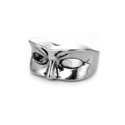 Retro Gothic Men Ladys Rings Clown Playing Cards Hip Hop Rock Ring Titanium Steel Alloy Ancient SilverColor Hip Hop Rock Jewelry