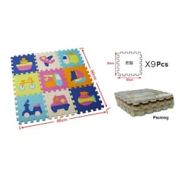30*30*1cm Cartoon Animal Pattern Play Mats Puzzles EVA Foam Floor Pad For Children Baby Play Gym Crawling Mats Toddler Carpet