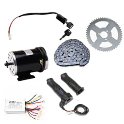 NOT a whole Set 48V 1000W Brush Motor or Controller or Sprocket Electric Go Kart ATV Scooter
