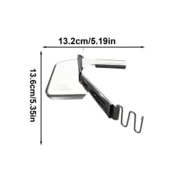 Sew Magnetic Seam Guide Seam Guide Rolled Hemmer Foot Multi-Purpose Sewing Accessory For Beginners Professionals Amateurs