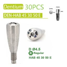 Dental Healing Abutment Healing Cover Screw/Cap High Precision Titanium Compatible with Dentium Implant System
