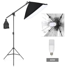Photography Softbox Lighting Kits 50x70CM Professional Continuous Light System Soft Box For Photo Studio Equipment