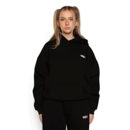 Fashion Retro Classic Simple Fresh Lazy Style Embroidered Logo Pullover Ladies Hooded Winter Daily Leisure Sports Outerwear 2024