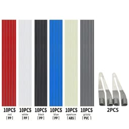 Plastic Welding Tool Set 2PCS Soldering Iron Tips & Plastic Welding Rods Suitable For 6mm Diameter Plastic Welding Guns