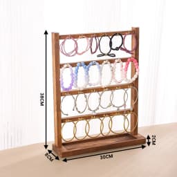 Jewelry Keychain Earrings Pendant Display Stand Solid Wood Trinket Hanger Hook Premium Sense Stall Store Counter
