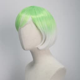 Colorful Gradient Wave Synthetic Wig for Women with Bangs Anime Party Cosplay Birthday Party Wig Stylish Long Hair Accessory