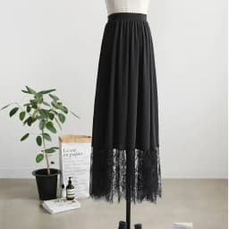 Chinese Style High Waisted Lining Petticoat Long Pleated Skirt Maxi Bottom Ladies White Black Lace Skirt for Hanfu