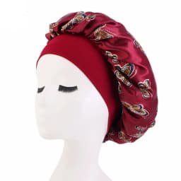 Beautiful Butterfly Printed Bonnet Elastic Bandanas Night Sleep Cap Women's Hair Care Turban Headwrap Bathroom Shower Headwear