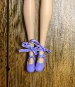 High heels Doll flat feet shoes white boots gifts accessories for your 1/6 Barb dolls TpQ88