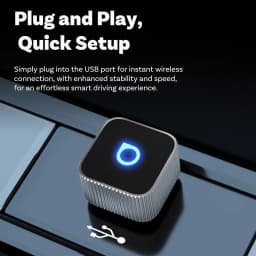 Ottocast Mini Slim Wireless CarPlay Android Auto Adapter USB Dongle Plug Play Bluetooth 5.0 Wifi Auto Connect for 98% of Cars