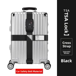 Travel Luggage Strap Cross Safety Fixation Baggage Tie down Cargo Bag Protection Buckle Rope Strengthening Band Accessories