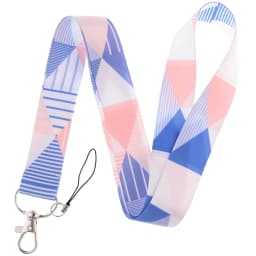 LB3010 Pink Love Neck Strap Lanyard for Key ID Card Cell Phone Straps USB Badge Holder DIY Neck Strap Hang Rope Rainbow Keychain