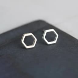 Silver Plated Creative Ear Hole Earrings for Women Prevent Korean Style Stud Earrings Allergy Earrings Fine Jewelry Accessories