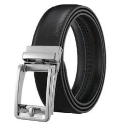 3.5cm Belt for Men Automatic Genuine Leather Belt Men Leather Ratchet Adjustable Real Ratchet Leather Dress Designer