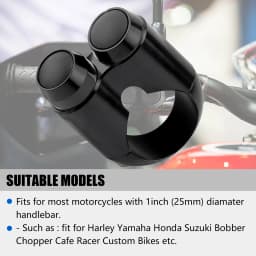 3&4 Buttons Motorcycle Switch 25mm Handle Controller Switches M-Unit Lights Starter Horn Universal " 1" Handlebar Switch