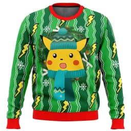 Pikachu Pok é mon Christmas Sweater Couple 2026 New Fashion Men's Hoodie Cartoon Anime Women's Hoodie Sportswear