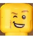 *Minifigs Male printed Head*20pcs DIY enlighten block brick part No. Compatible With Other Assembles Particles