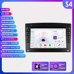2 din Carplay Android Auto Car Radio For Renault Megane 2 2002-2009 Car Multimedia GPS autoradio RDS DSP AI 4G Octa Core 7862