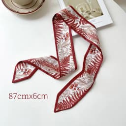 Korean green headband long small silk scarf for Women, Soft Comfort Elastic Headband, Workout Daily Casual Evening Gift Chic