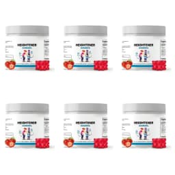 Heightener Calcium D Gummies Boost Bone Growth Reinforce Bone Strength Magnesium Zinc Growth Formula for Kids & Adults, 60 Count