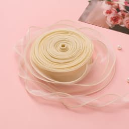 1 Meter Silk Ribbon Organza Satin For DIY Craft Gift Jewelry Packaging Decoration Wedding Bouquets Wreath Sewing Supplies