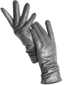 Simple Women's Gloves Winter Warm Plus Velvet Short Thin Touch Screen Gloves Driving Color Women's Leather Gloves High Quality