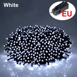 LED String Lights 10M-100M Waterproof Warm-White/ Fantasy Color For Festival Party Christmas Tree Outdoor Garden Courtyard Decor