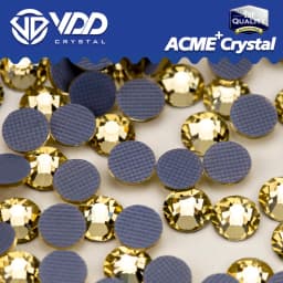 VDD Multi-color ACME+Series Top Quality Glass Hot-Fix Rhinestones Crystal AB Flatback Glitter Strass Stones For Fabric Garment